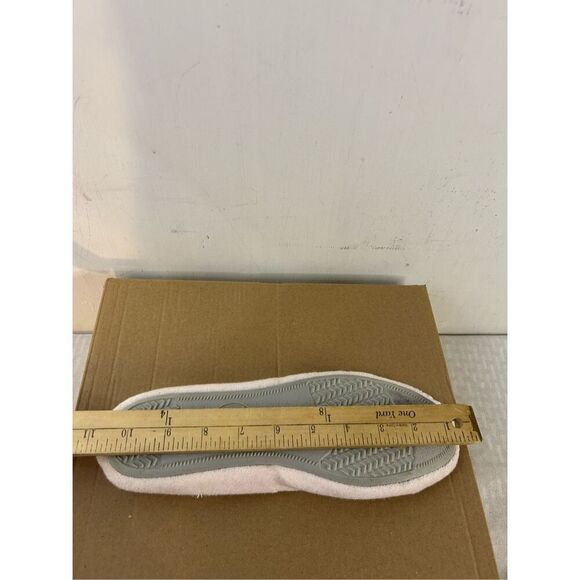 Isotoner slippers ballet slip one pink plush size xl 9.5-10.5 - Picture 6 of 6